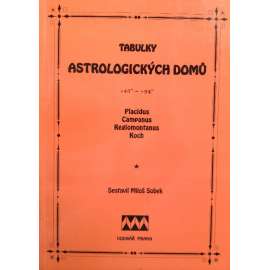 Tabulky astrologických domů pro zeměpisné šířky od +45° do +54° (edice: Astrologické příručky, sv. 6) [esoterika, okultismus]