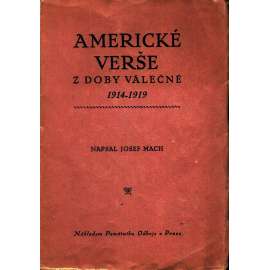 Americké verše. Z doby válečné 1914-1919 (poezie, první světová válka)