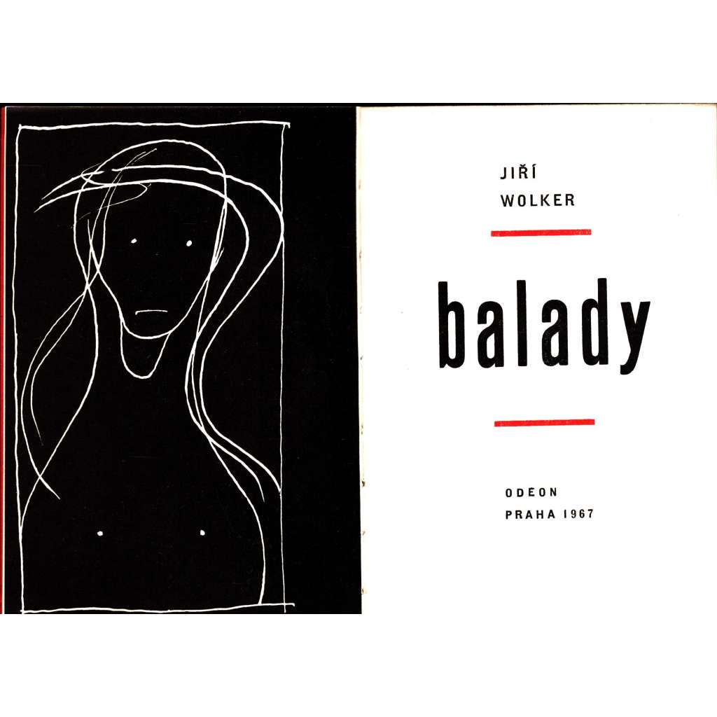 Balady (edice: Skvosty, sv. 19) [poezie; ilustrace Jindřich Wielgus; graf. úprava Zdeněk Sklenář; vazba kůže]