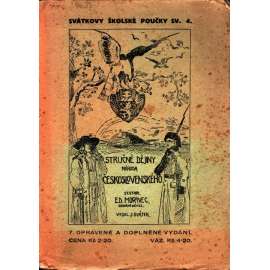 Stručné dějiny národa československého (edice Svátkovy školské poučky, sv. 4) [Historie, Československo, dějiny]