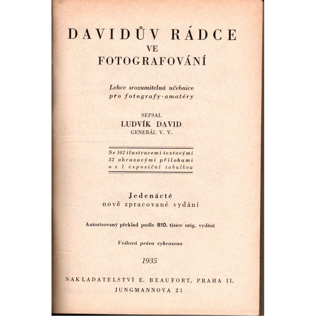 DAVIDŮV RÁDCE VE FOTOGRAFOVÁNÍ