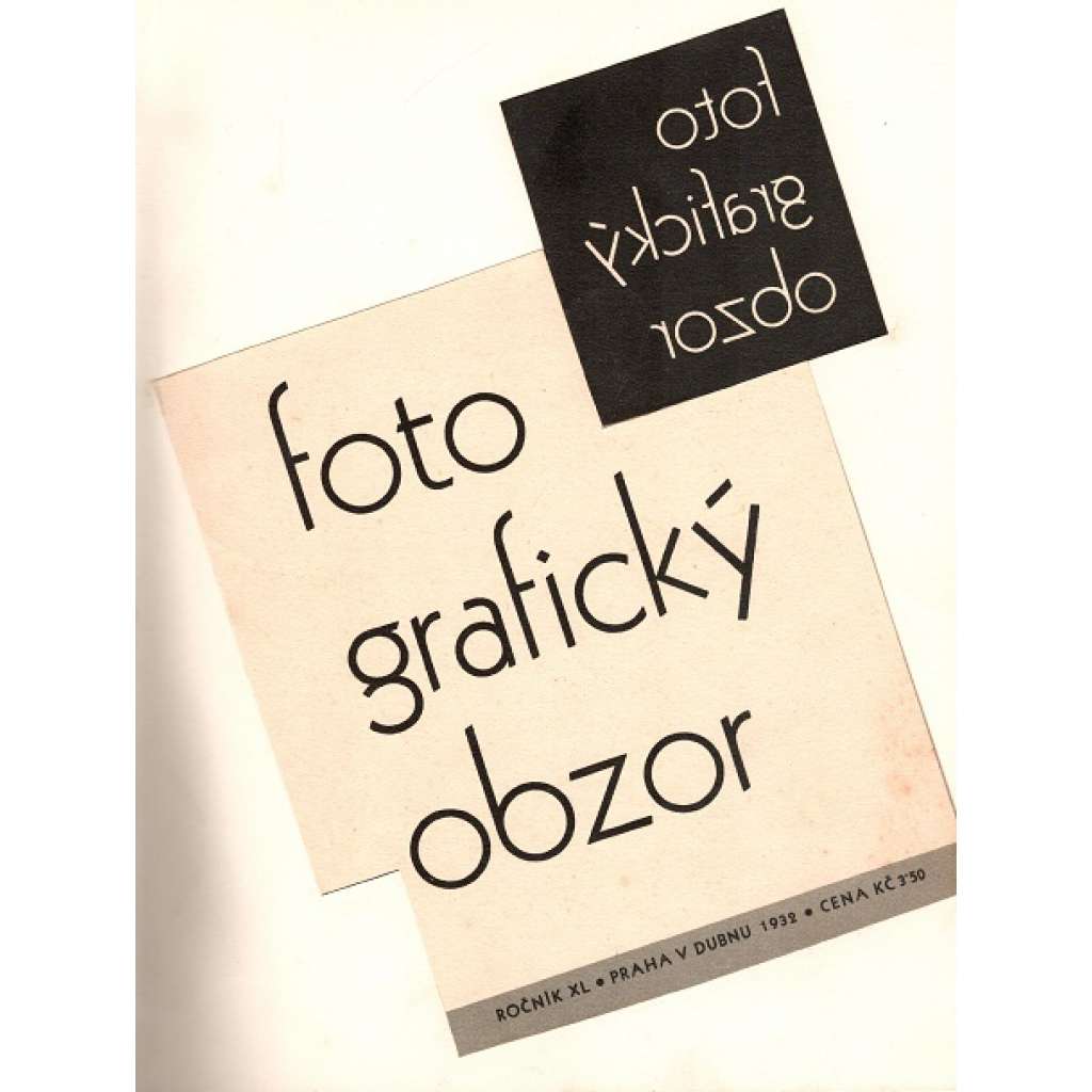 Fotografický obzor 1932-1938 (fotografie, mj. i Karel Hájek, Jan Lukas, Josef Sudek, Eugen Wiškovský)