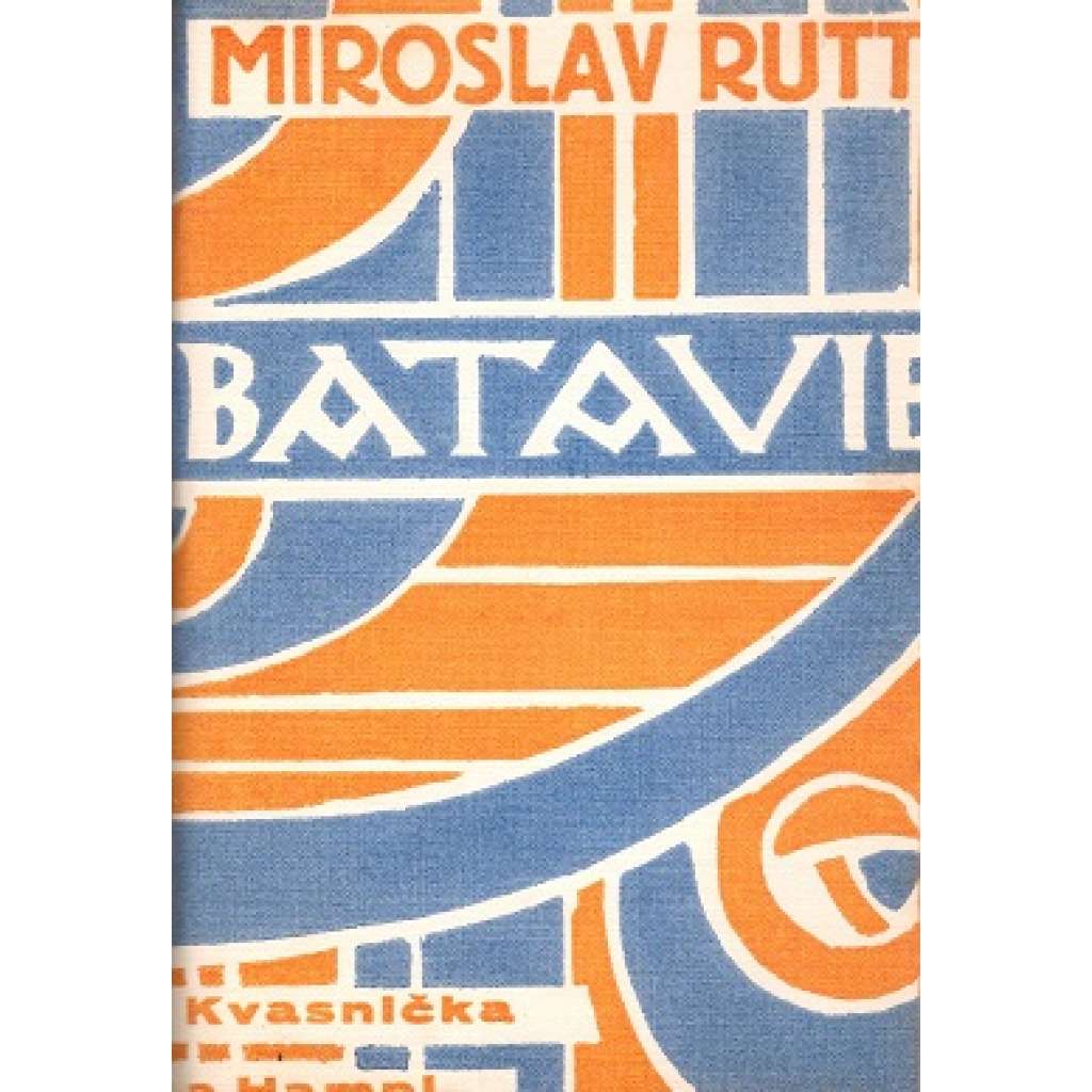 Batavie. Prósy 1916-1923 (edice: Nová bibliotéka, sv. 3) [povídky, vazba kůže, podpis autora] HOL