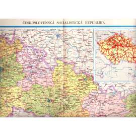 ČESKOSLOVENSKÁ SOCIALISTICKÁ REPUBLIKA (Mapa)