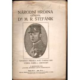 Národní hrdina generál DR. M. R. Štefánik (Edice: Svátkovy lidové knihovny, 35. svazek) [politika, legie, exil, první světová válka]