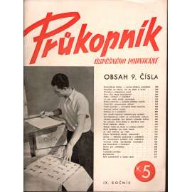 Průkopník úspěšného podnikání - soubor časopisů 1943-1944 (časopis, ekonomie, obchod)