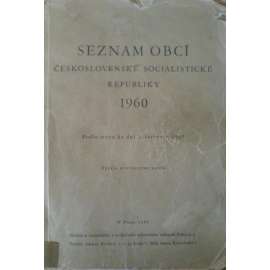 Seznam obcí Československé socialistické republiky 1960 (statistika, Československo, soupis obcí)