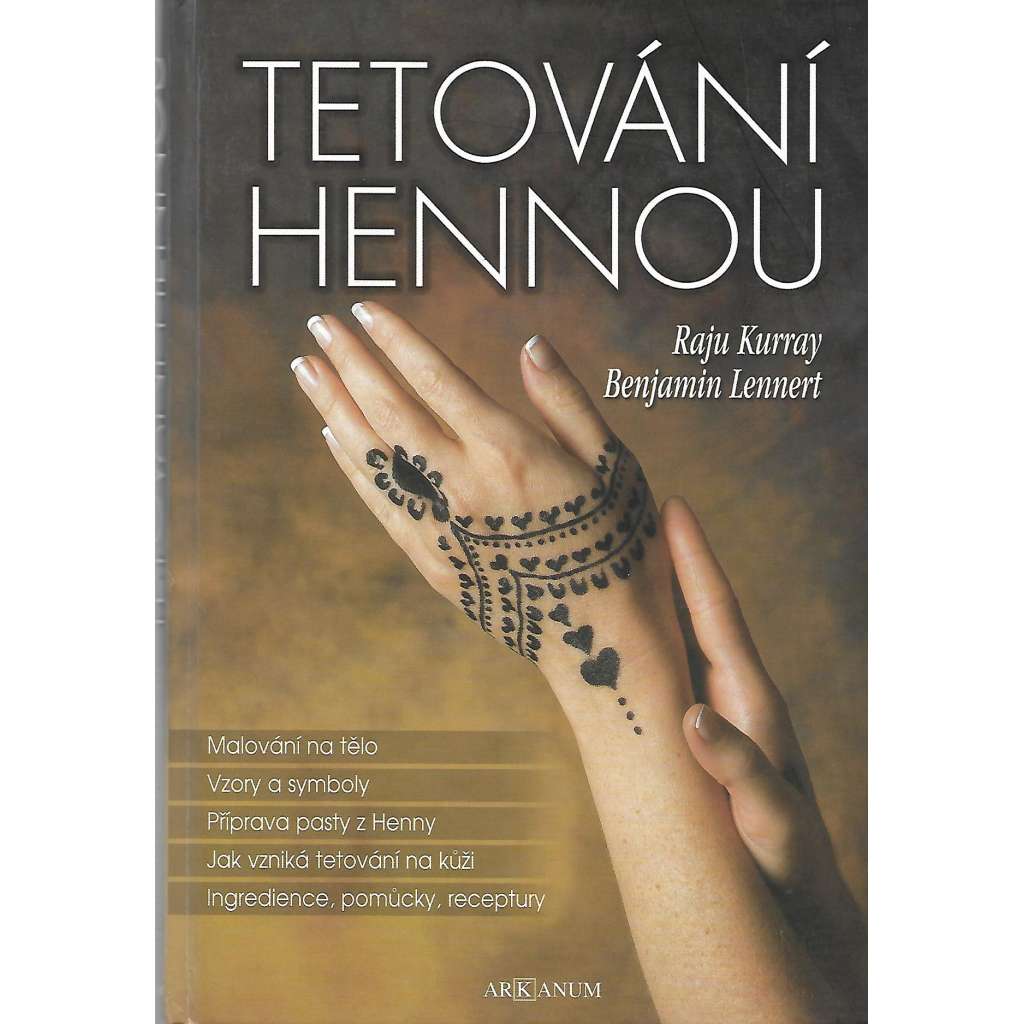 Tetování hennou (henna, vzory, dekorace)