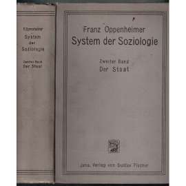 System der Soziologie. Zweiter Band. Der Staat [Systém sociologie, 2. sv. Stát]