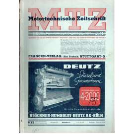 MTZ Motortechnische Zeitschrift [časopis pro motoristy; ročník 5, číslo 2, únor 1943]