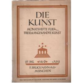 Die Kunst. Monatshefte für freie u. angewandte Kunst [měsíčník o umění, 1926, 27. ročník, č. 9, červen]