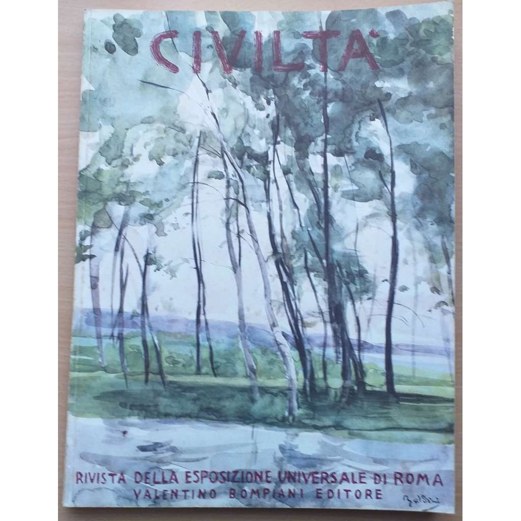 Civiltà. Rivista trimestrale della Esposizione Universale di Roma [čtvrtletník Svět. výstavy v Římě, červenec 1942, č. 10]