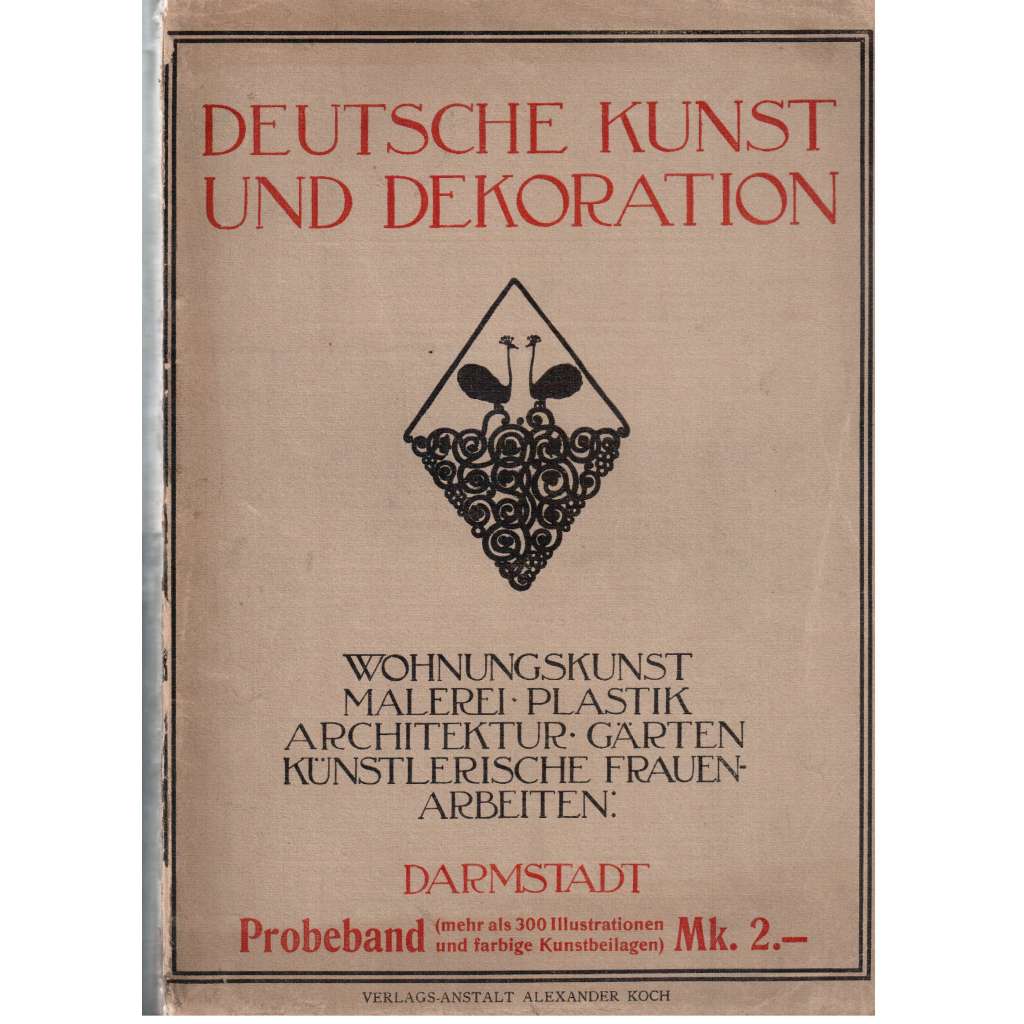 Deusche Kunst und Dekoration. Probeband [německé umění]