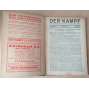 Der Kampf. Sozialdemokratische Monatsschrift. Jänner - Februar 1934, Nr. 1-2 [soc.-dem. měsíčník, č. 1-2, 1934]