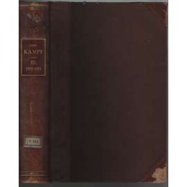 Der Kampf; Jahrgang 3, 1. Oktober 1909 - 1. September 1910 [měsíčník rakouské sociální demokracie]