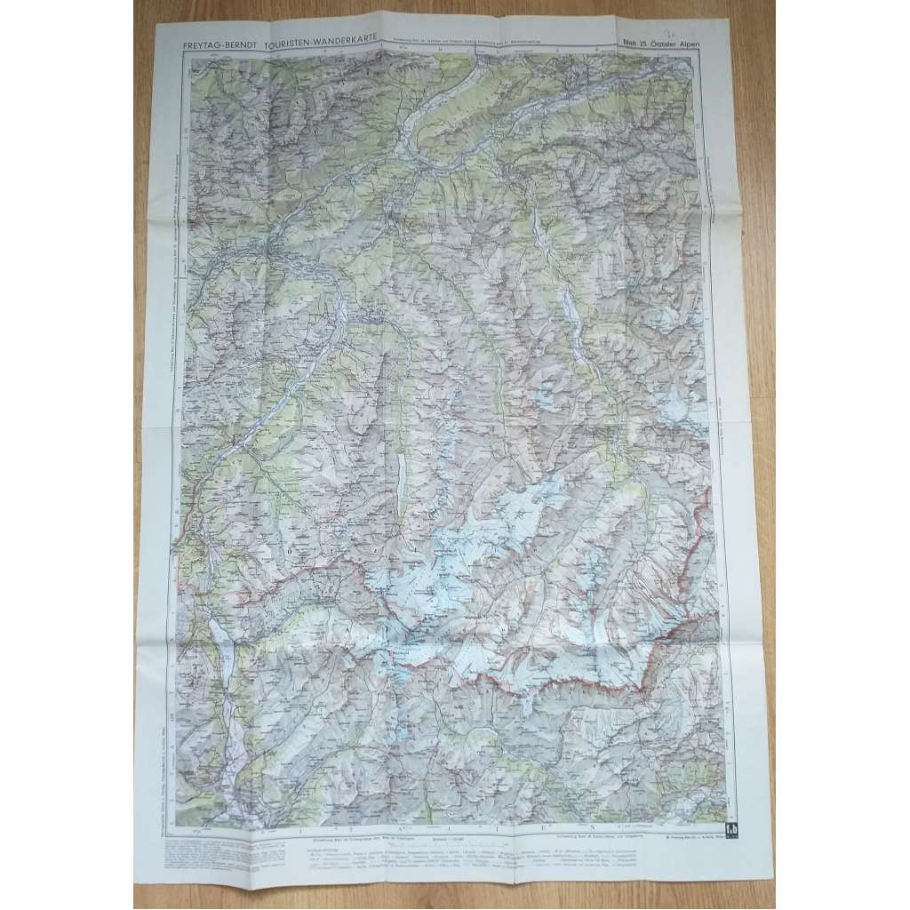 Freytag-Berndt Touristen-Wanderkarte; Blatt 25 Ötztaler Alpen [mapa]