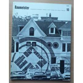 Baumeister. Zeitschrift für Architektur - Planung - Umwelt;  69. Jahrgang, Nr. 10, Oktober 1972 [časopis o architektuře]