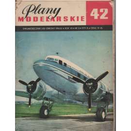 Plany modelarskie 42; Dwumiesiecznik Ligy obrony kraju, Rok VII, Nr. 2, 1971 [časopis pro modeláře]