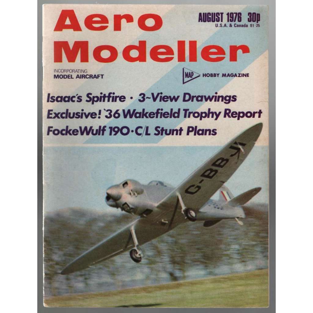 Aero Modeller, Hobby Magazine; August 1976 [letectví]