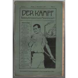 Der Kampf, Sozialdemokratische Monatsschrift; Jahrg. I, November 1907, Heft 2 [měsíčník rakouské sociální demokracie]