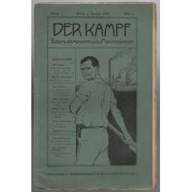 Der Kampf, Sozialdemokratische Monatsschrift; Jahrg. I, Januar 1908, Heft 4 [měsíčník rakouské sociální demokracie]