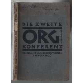 Die Zweite Org-Konferenz des EKKI. Beschlüsse und Resolutionen, Februar 1926 [Komunistická internacionála]