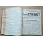 Der Atheist; 4. Jahrg. 1930, Nr. 1-12;  5. Jahrg. 1931, Nr. 1-12; 6. Jahrg. 1932, Nr. 1-12; 7. Jahrg. 1933, Nr. 1-3 [ateismus]