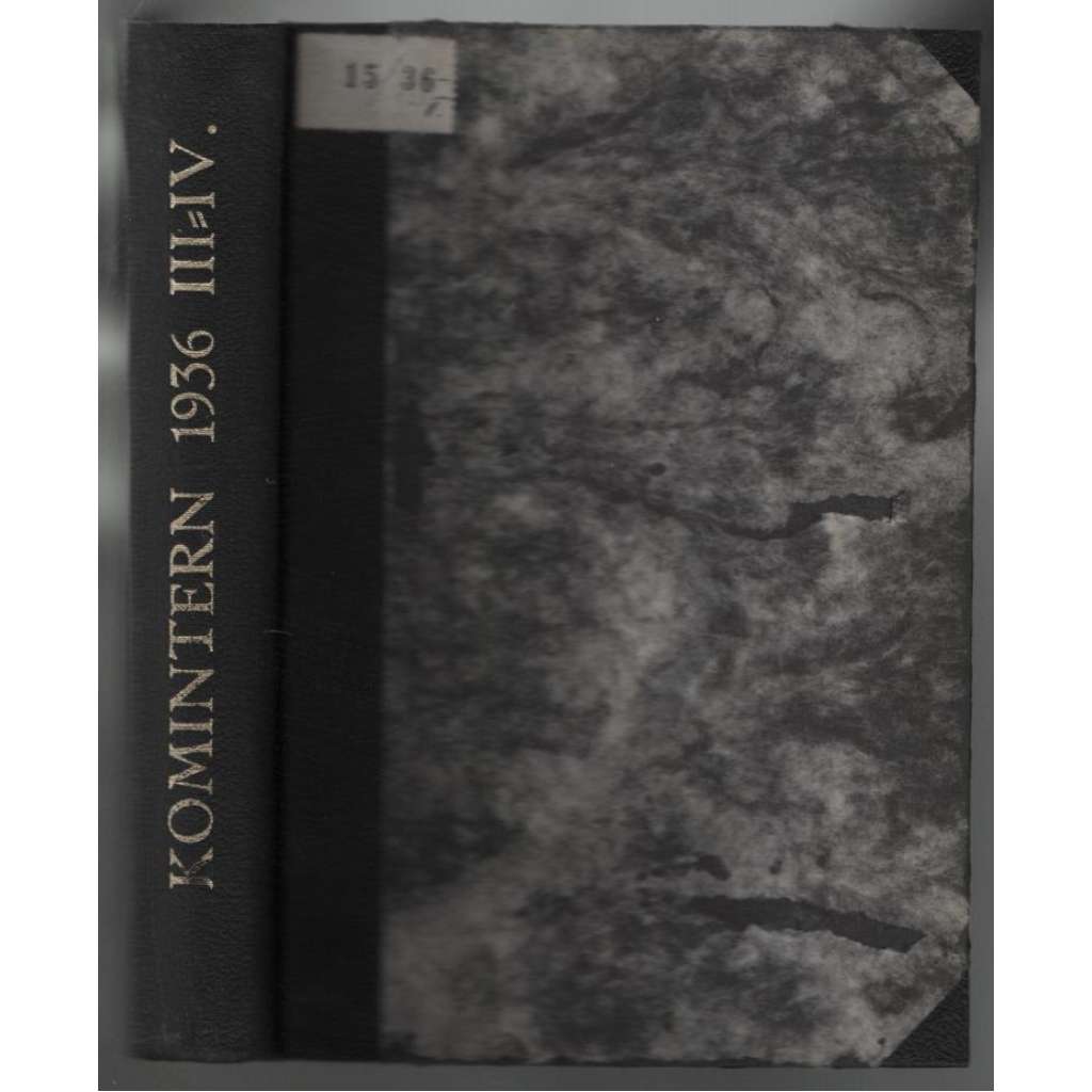 Komintern;  III-IV. 1936, Hefte 7-12 [komunismus]