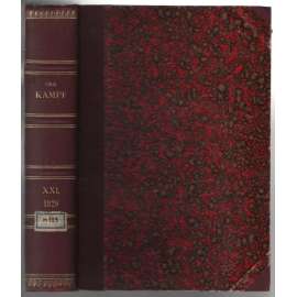 Der Kampf. Sozialdemokratische Monatsschrift. Einundzwanzigster Band. Jänner 1928 bis Dezember 1928; Nr. 1-12 [sociální demokracie]