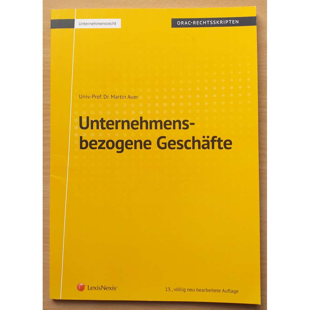 Unternehmensbezogene Geschäfte [obchodování]
