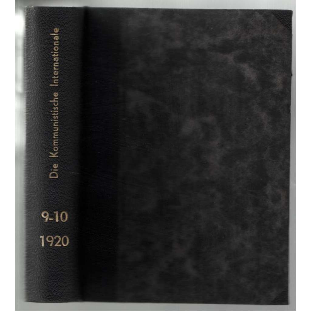 Die Kommunistische Internationale; Zweiter Jahrgang 1920, No. 9-10 [komunismus]