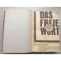 Das Freie Wort. Sozialdemokratisches Diskussionsorgan; Jahrg. 1931, 2. Halbjahr, Hefte 30-36, 40-52 [sociální demokracie]