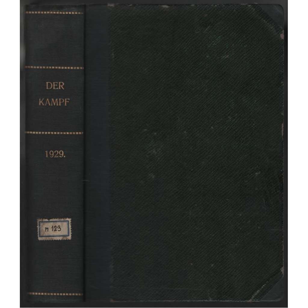 Der Kampf. Sozialdemokratishe Monatsschrift; 22. Band, Jänner 1929 bis Dezember 1929, Nr. 1-12 [sociální demokracie]