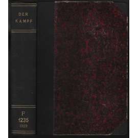 Der Kampf. Sozialdemokratishe Monatsschrift; 22. Band, Jänner 1929 bis Dezember 1929, Nr. 1-12 [rakouská sociální demokracie]