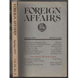 Foreign Affairs. Spring 1987; Vol. 65, No 4 [USA, zahraniční politika]