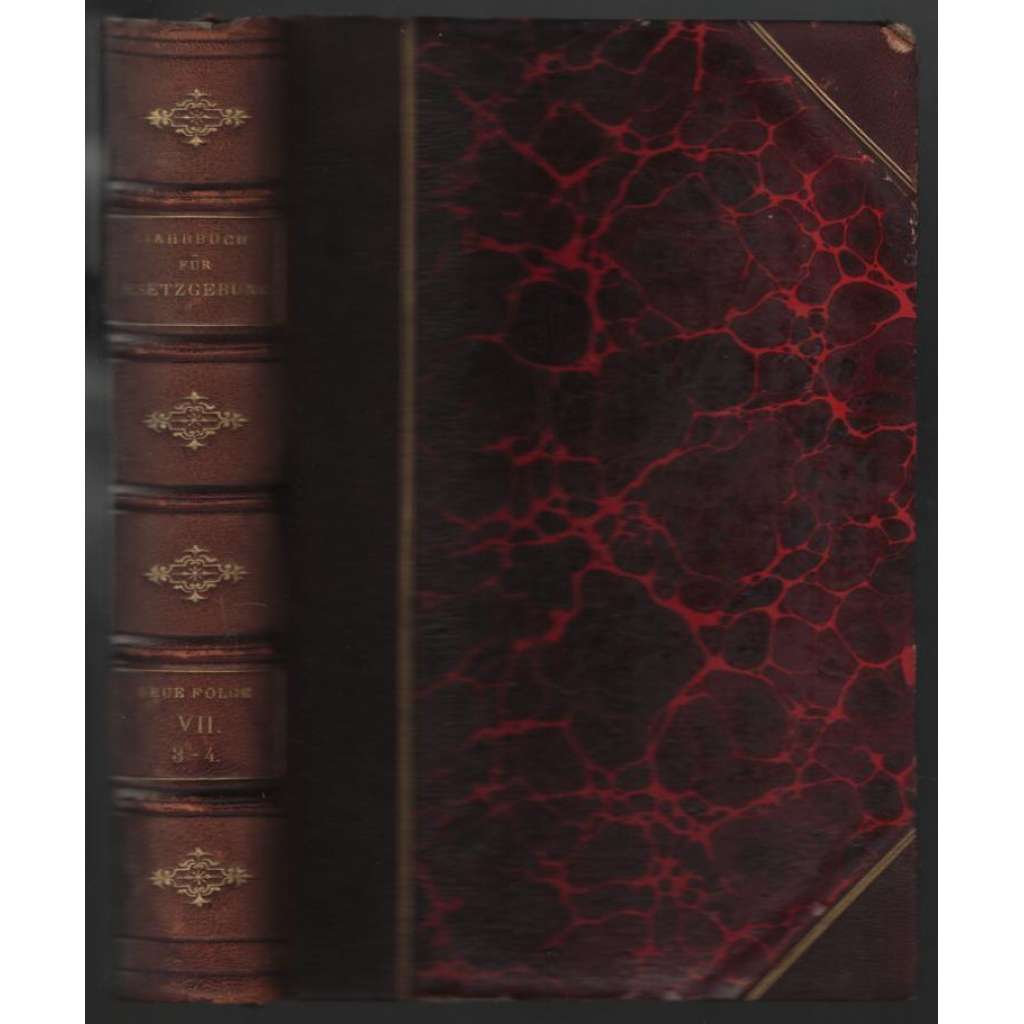 Jahrbuch für Gesetzgebung, Verwaltung und Rechtspflege im Deutschen Reich. Neue Folge; VII., 3-4 [Německo, právo]