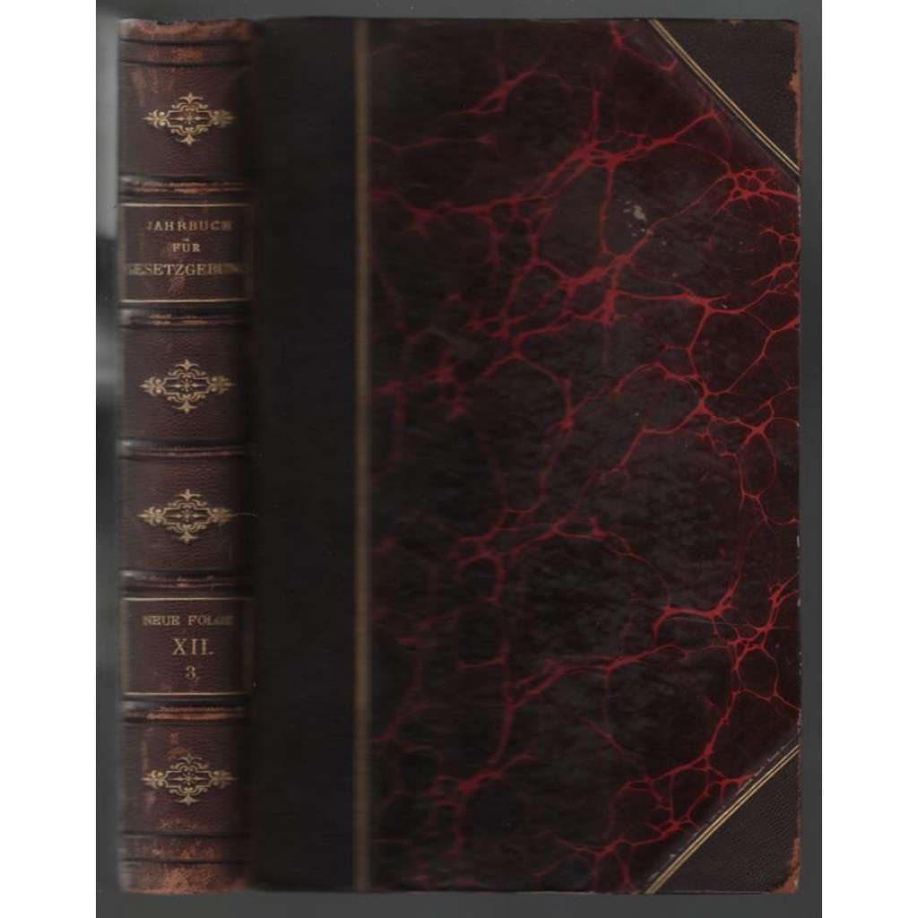 Jahrbuch für Gesetzgebung, Verwaltung und Rechtspflege im Deutschen Reich. Neue Folge; 12.Jahrg., XII. 3, 1888 [Německo, právo]