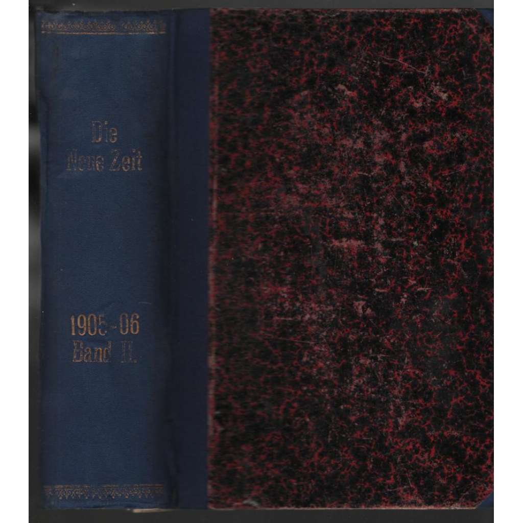 Die Neue Zeit. Wochenschrift der Deutschen Sozialdemokratie; 24. Jahrg., 2. Band, Nr. 27-52, 1905-06 [německá soc.demokracie]