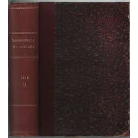 Sozialistische Monatshefte. Redigiert von Joseph Bloch; 24. Jahrg., 51. Band , Nr. 7-12, Juli - Dez. 1918 [socialistický měsíčník]