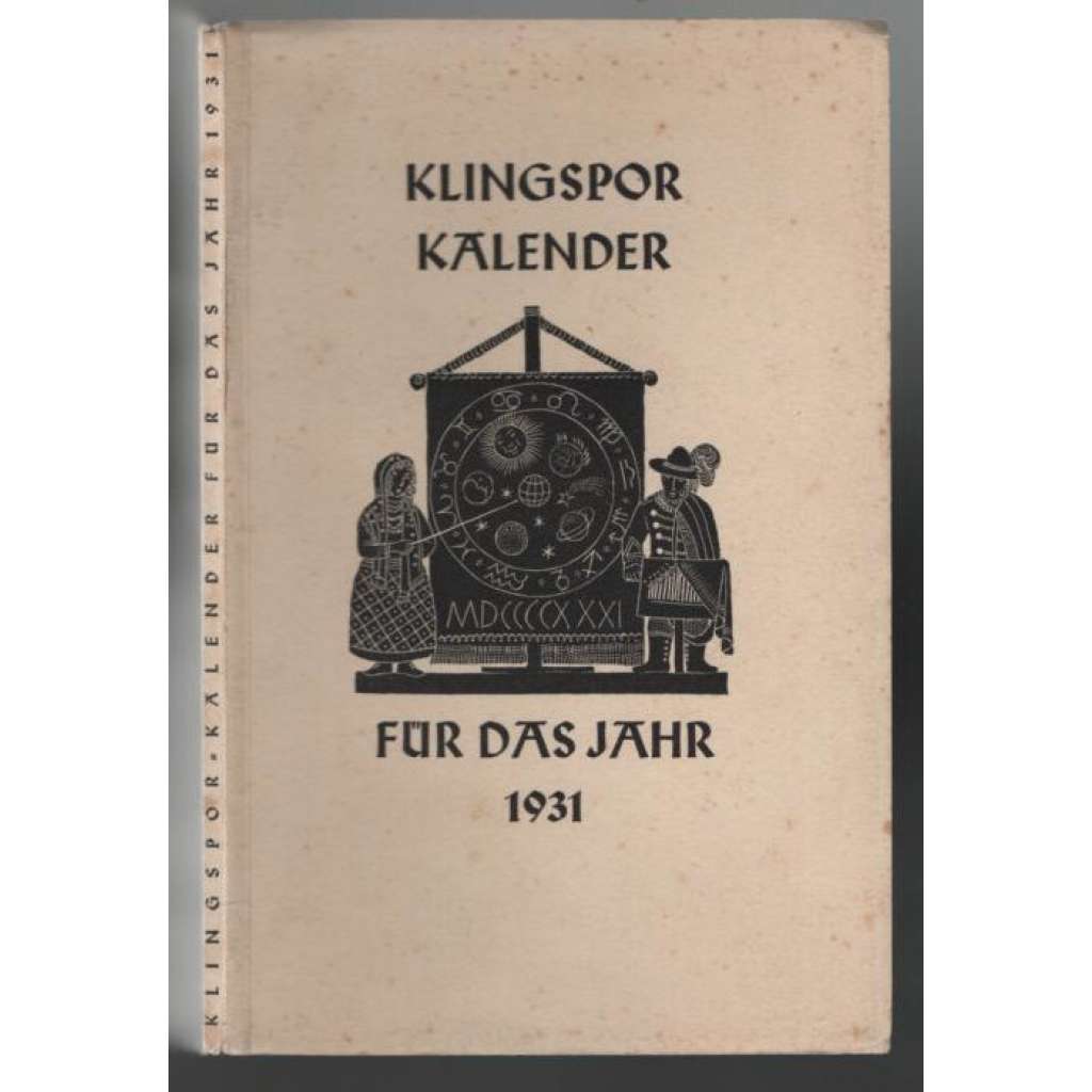 Klingspor Kalender für das Jahr 1931 mit einer Auswahl von Sinngedichten [kalendář]