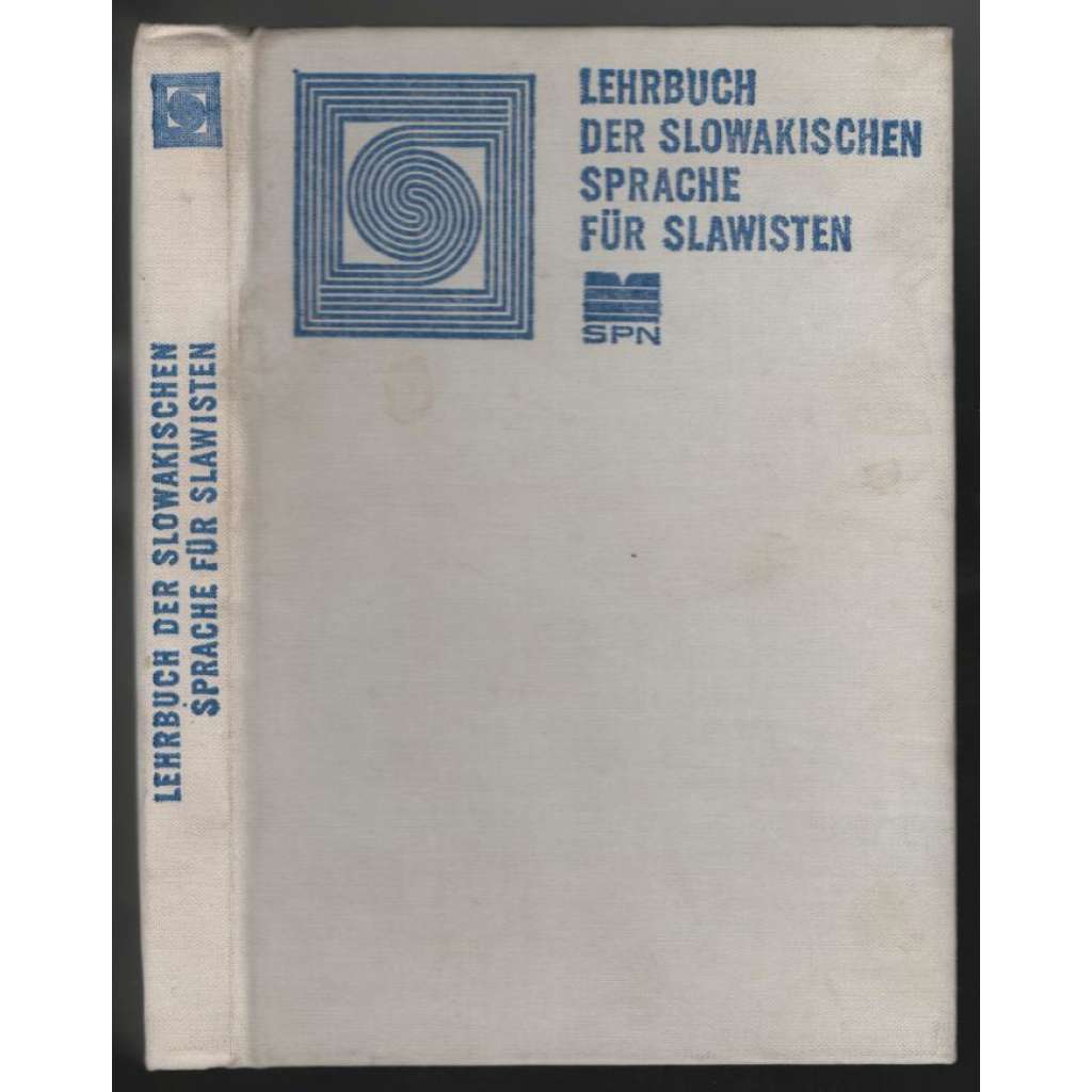 Lehrbuch der slowakischen Sprache für Slawisten [učebnice slovenštiny]