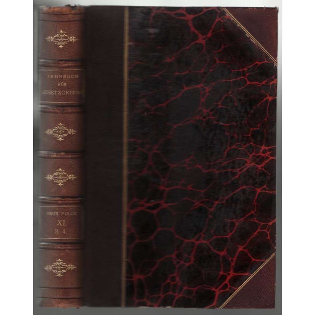 Jahrbuch für Gesetzgebung, Verwaltung und Volkswirthschaft im Deutschen Reich; Elfter Jahrgang [ročenka, Německo]