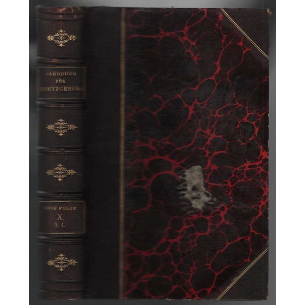 Jahrbuch für Gesetzgebung, Verwaltung und Volkswirtschaft im Deutschen Reich; Zehnter Jahrgang 1886, Drittes Heft [Němeko, právo]