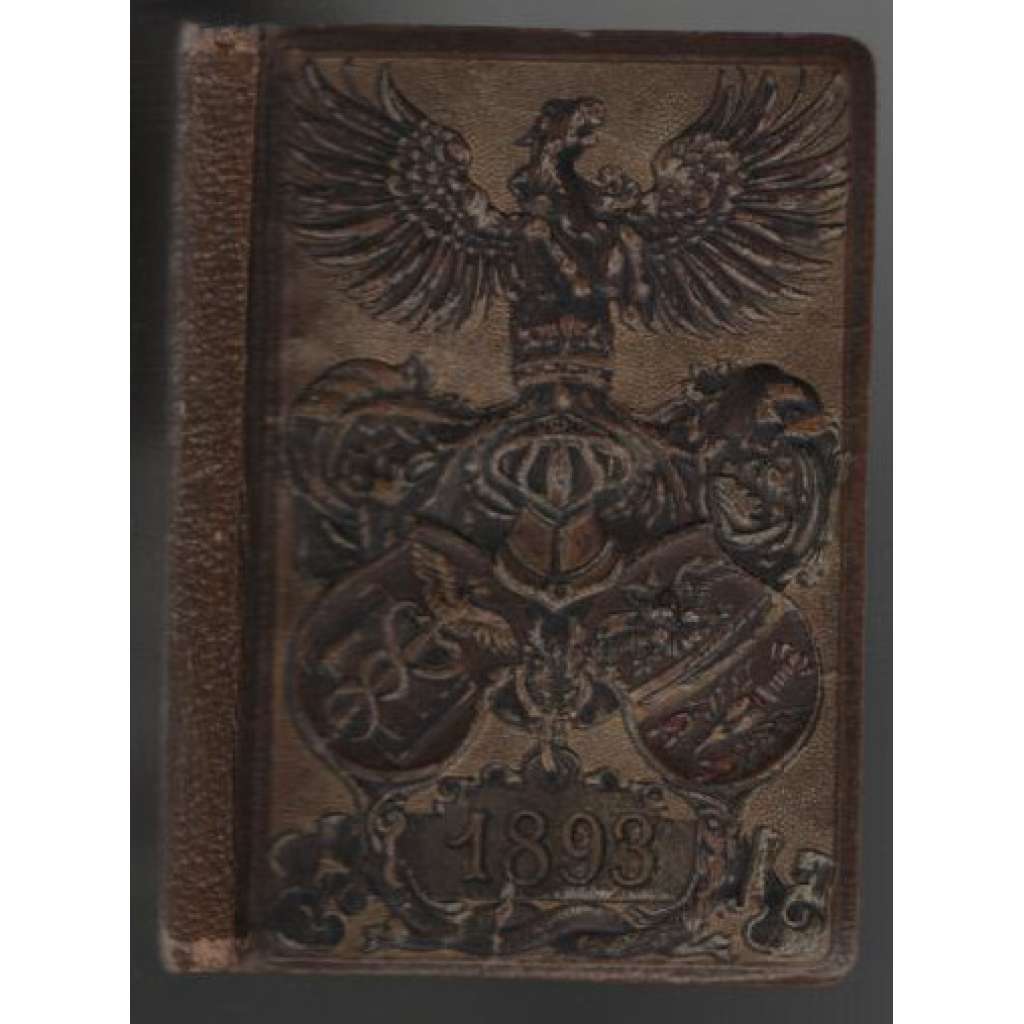 Taschenbuch für Buchhändler [kalendář pro rok 1893]