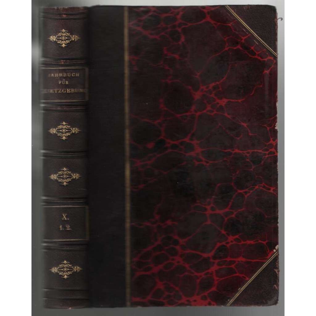 Jahrbuch für Gesetzgebung, Verwaltung und Volkswirtschaft im Deutschen Reich; Zehnter Jahrgang 1886, Hefte 1-2 [Německo, právo]