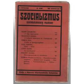 Szocializmus. Szociáldemokrata folyóirat; IV. évfolyam, 10. szám, 1910 augustus 6 [časopis maďarské sociální demokracie]