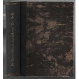 Die Kommunistische Internationale; XV. Jahrgang 1934, Hefte 11-18 [komunismus]