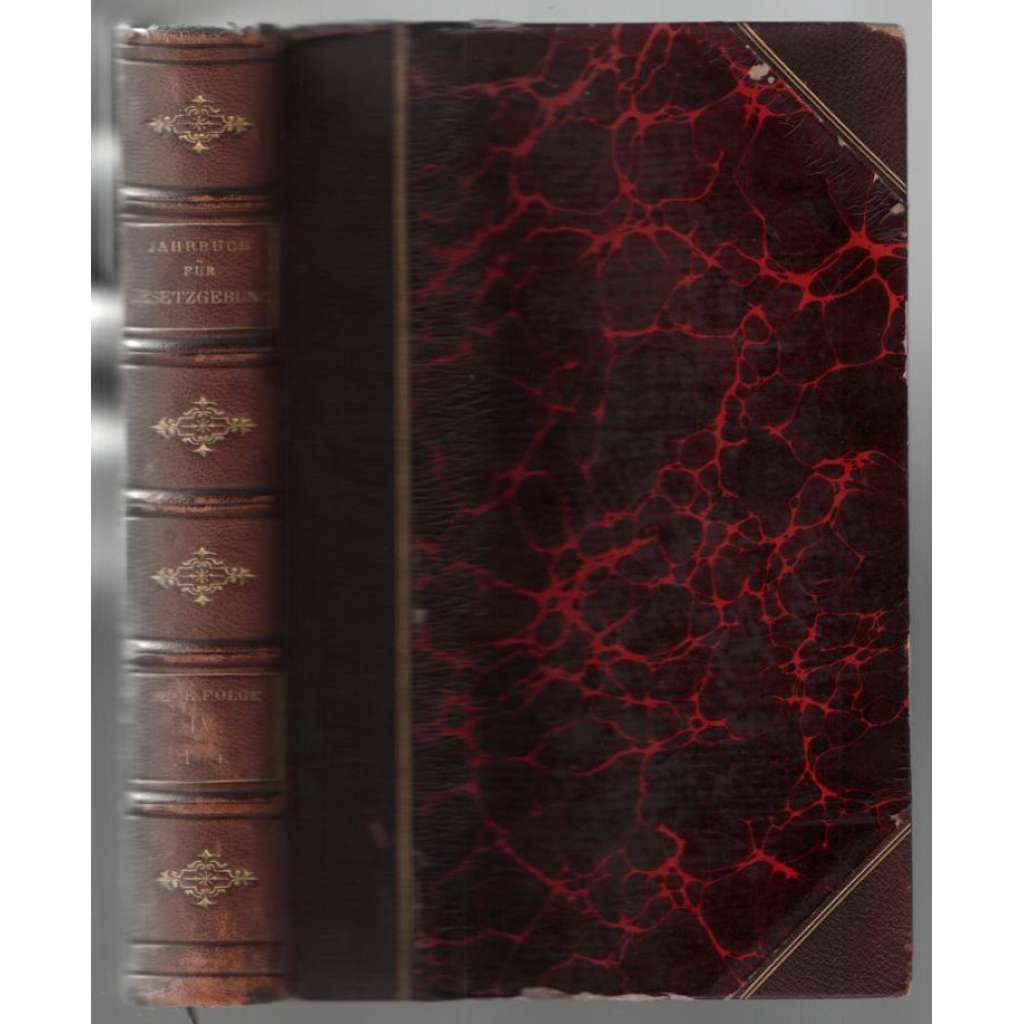 Jahrbuch für Gesetzgebung, Verwaltung und Volkswirthschaft im Deutschen Reich; Vierter Jahrgang 1880, Hefte 1-4 [Německo, právo]