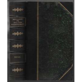 Zeitschrift für die gesammte Staatswissenschaft; Sechsundvierzigster Band, Jahrgang 1890 [Německo, politické vědy]