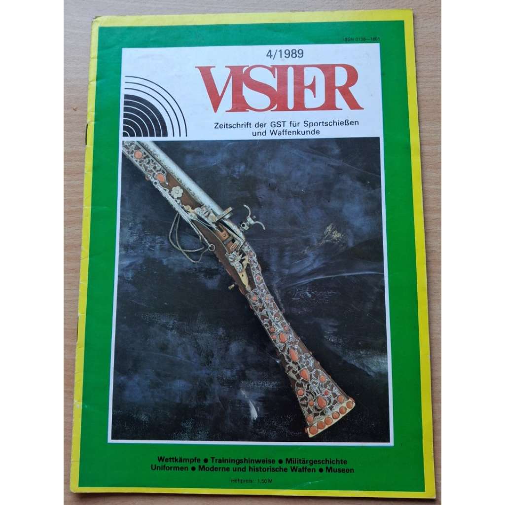 Visier. Zeitschrift der GST für Sportschießen und Waffenkunde; 4/1989 [sportovní střelba, NDR]